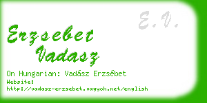 erzsebet vadasz business card